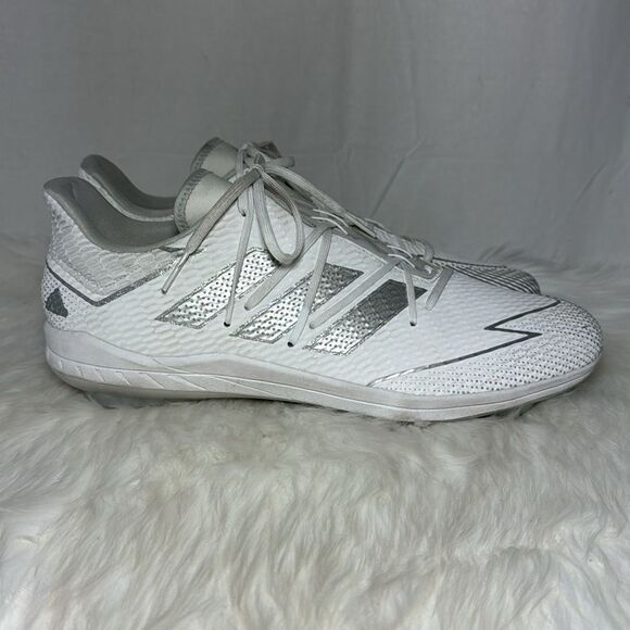 Adidas NWOT Adizero Afterburner 7 Pro White Metal Baseball Cleats Sz‎ 15